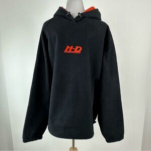 Harley Davidson Men’s Fleece Structured Hoodie Pullover Size XL